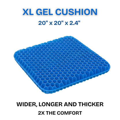 Premium Gel Seat Cushion with Pressure Relief Technology